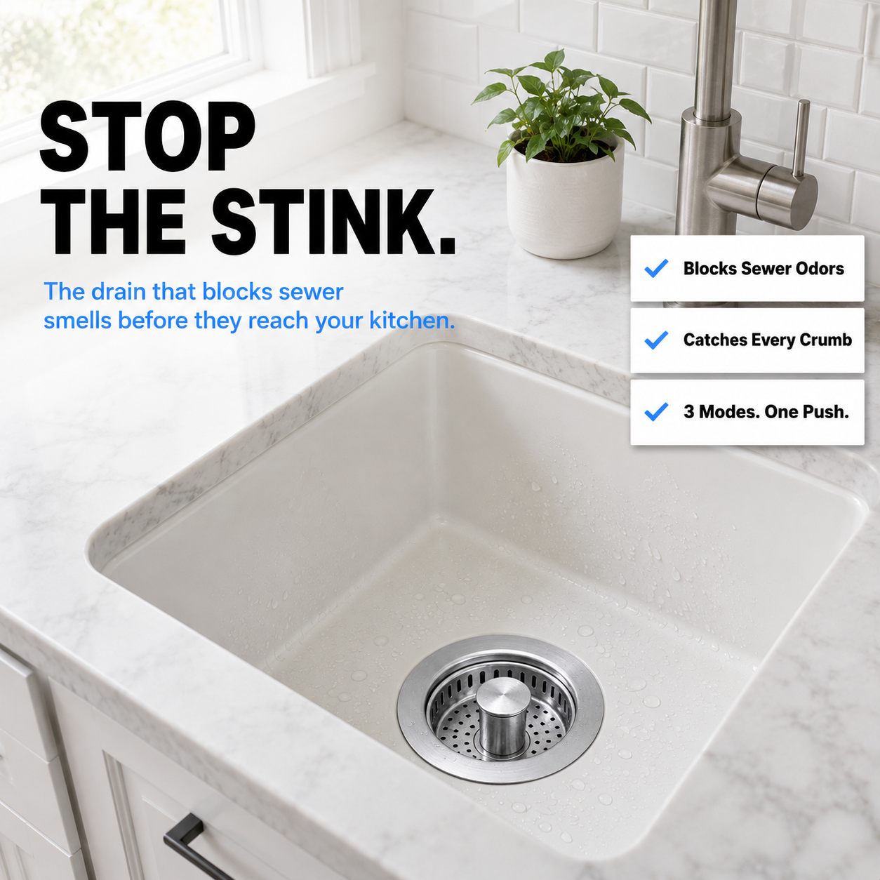 SinkSentry™ Strainer