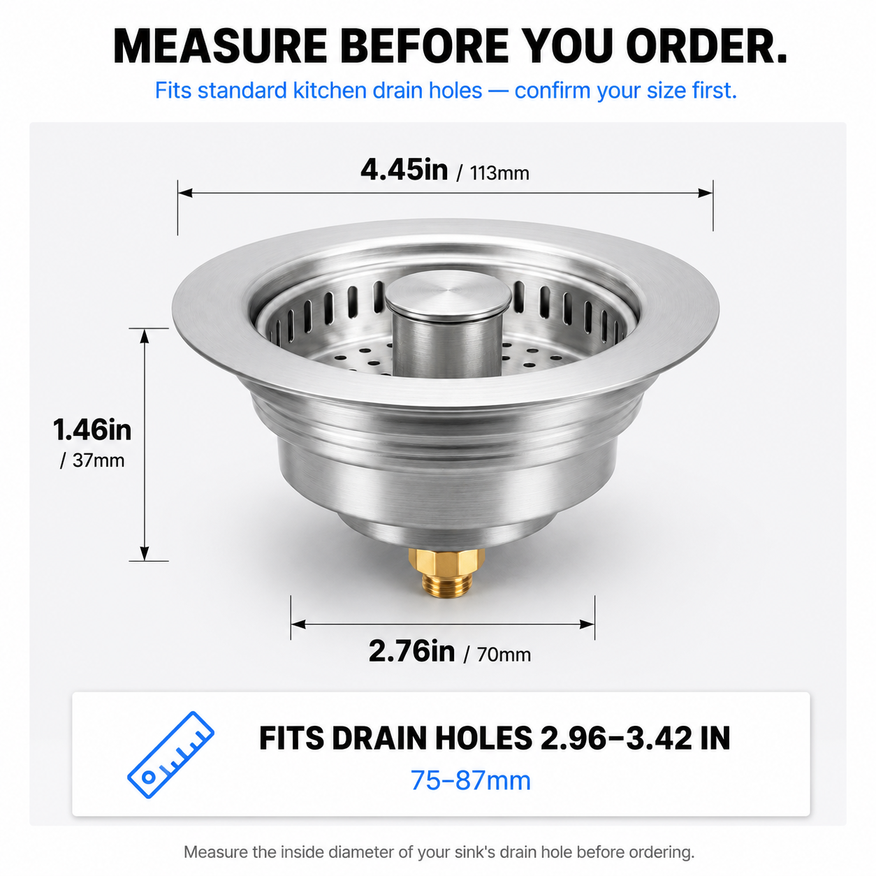 SinkSentry™ Strainer