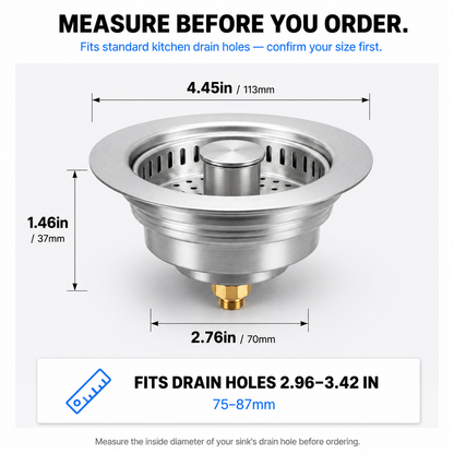 SinkSentry™ Strainer